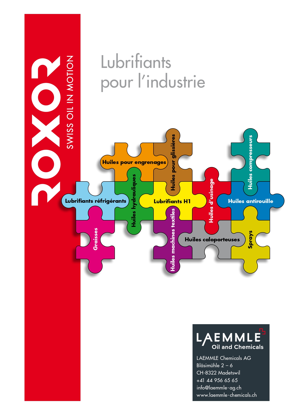 Lubrifiants pour l’industrie